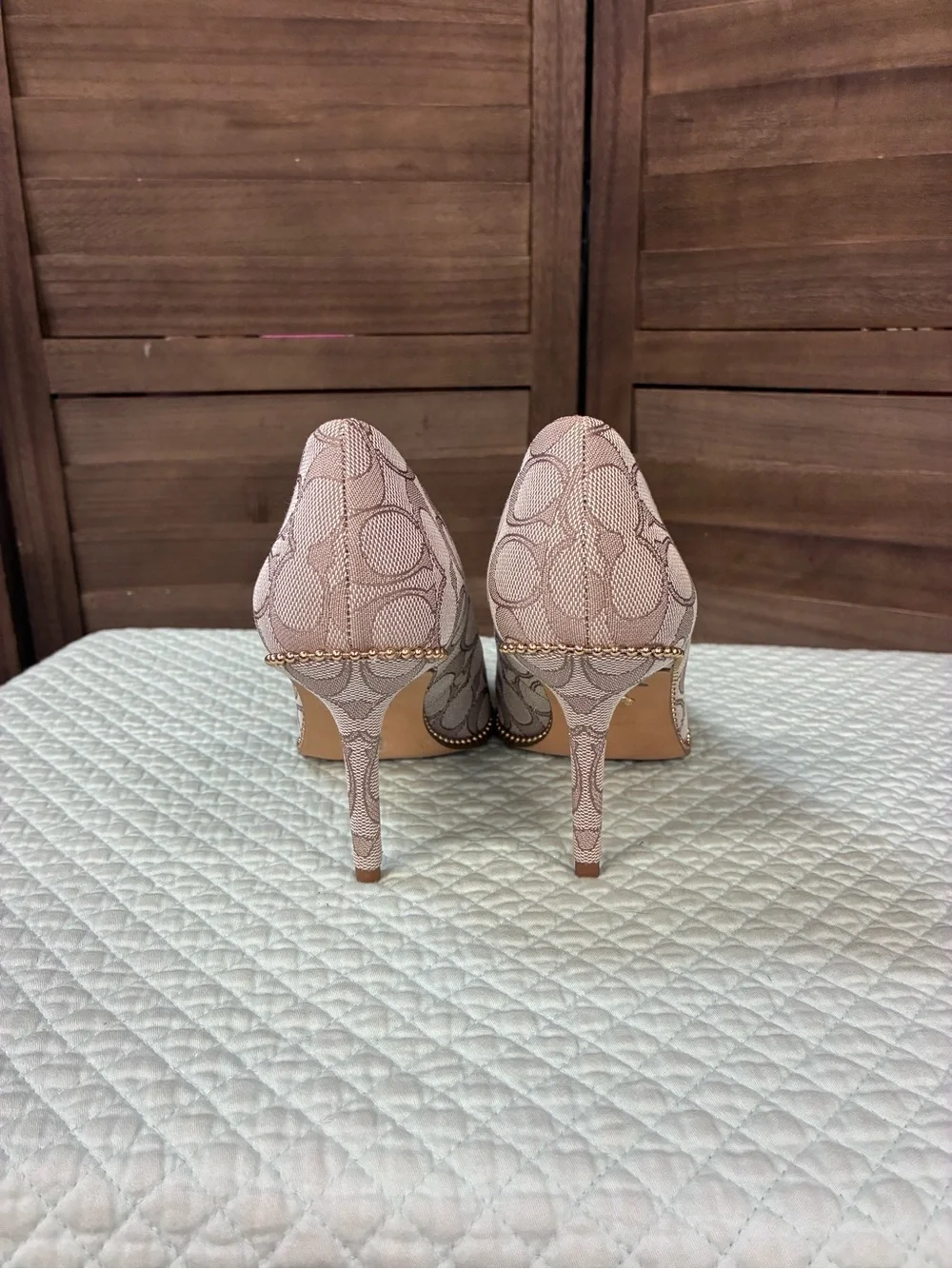 Coach Waverly Jacquard pump